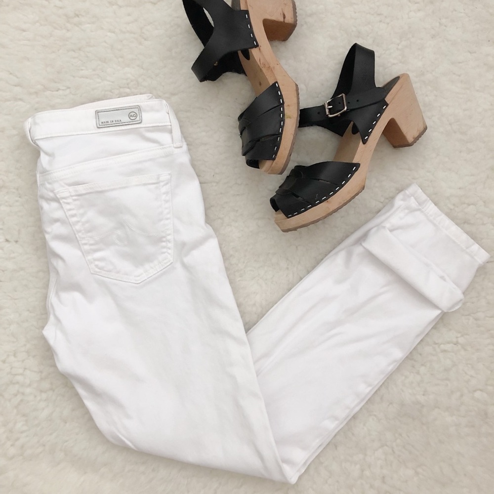 AG white skinny pant